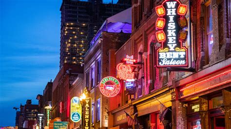 Broadway Nashville Map Attractions