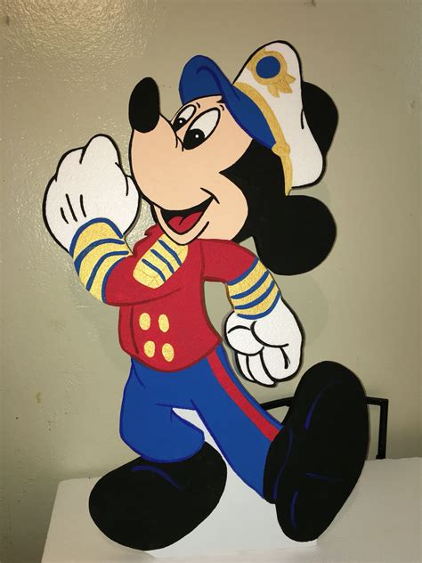 Mickey Mouse sailor captain nautical character | Mickey, Nautical ...