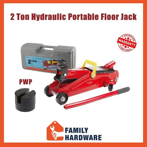 2 Ton Hydraulic Portable Floor Jack With Box repair jack car membaiki ...