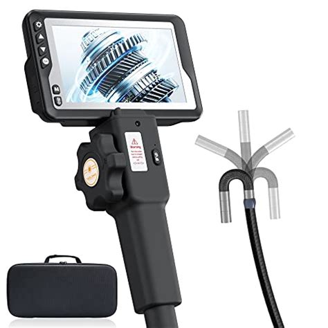 Articulating Borescope with Screen, Teslong Inspection Camera with 3 ...