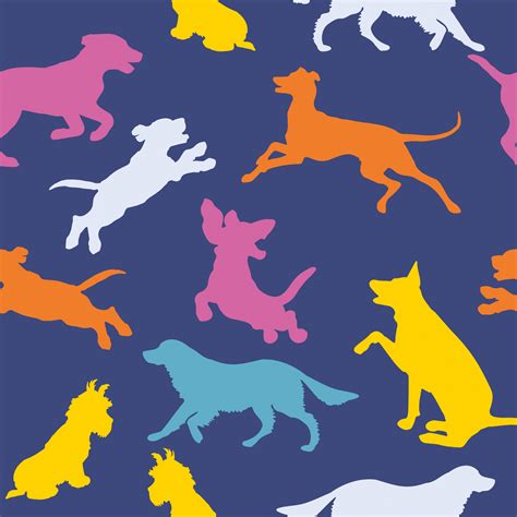 Dogs Silhouette Pattern Background Free Stock Photo - Public Domain Pictures