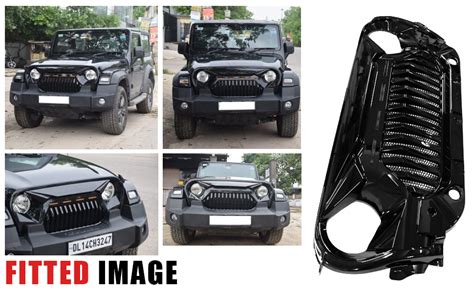 Angry Bird Grill for Mahindra Thar, Custom Fit Accessory : Amazon.in ...