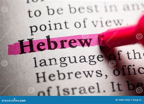 Image result for Define Hebrew