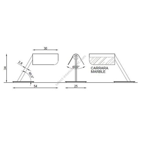 Buy Marble Table Lamp Contemporary style / Carrara / Il Paralume Marina ...