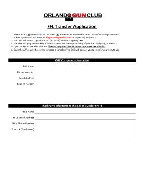 FFL License Application Form 的图像结果