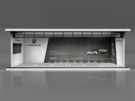 Porsche Parking Diorama 1:64 Moreart scale model diorama | Scale Arts India