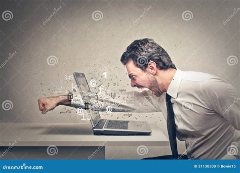 Image result for Angry Breaking Computer