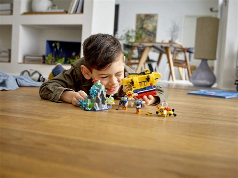 LEGO City Ocean Exploration Submarine 60264, with Submarine, Coral Reef ...