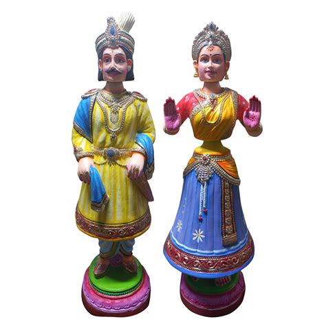 Handmade Paper Mache Raja Rani Dancing Doll Spl 40" – VTI HERITAGE