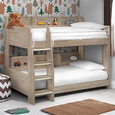 Bunk Beds by Domino Oak Wooden And Metal Storage Bunk Bed Bunk Beds