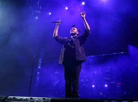 12) When The Weeknd performed on stage at O2 Arena as part of his UK ...
