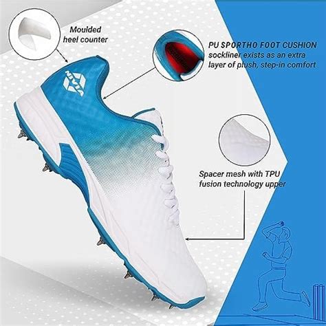 Nivia crick-1000 (Bowling) Cricket Shoes for Men – Romjee Sports Llp