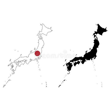 分层可编辑的矢量图插图日本国家地图 向量例证. 插画 包括有 映射, 剪切, 地理, 分级显示, 国家（地区） - 251989426