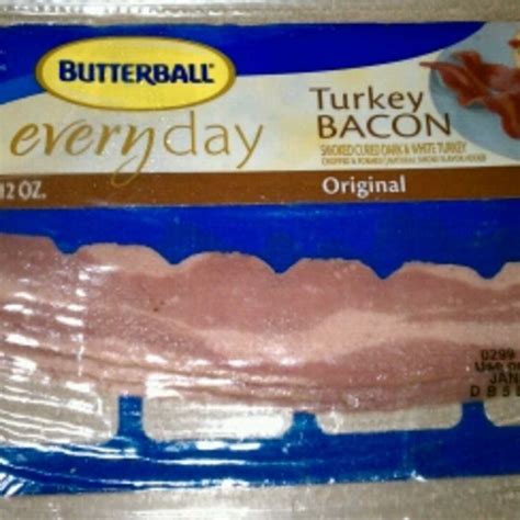 Turkey Bacon Nutrition Butterball at Tashia Wood blog