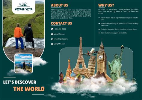 Travel Brochure Template - Word | Adobe Illustrator - Highfile