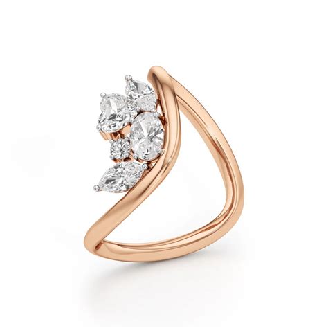 Celestia Crown Accent Ring – Diamral