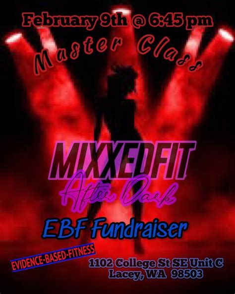 MixxedFit After Dark (EBF Fundraiser), EVIDENCE-BASED-FITNESS, Lacey ...