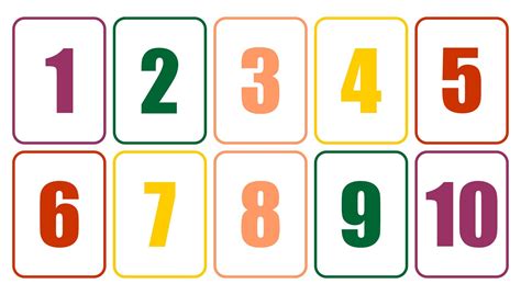 Image result for Large Printable Number Cards