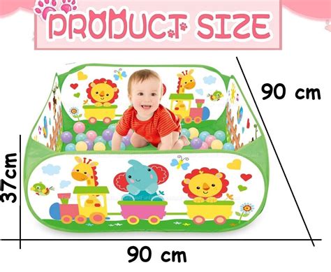 Ball Pool for Kids-Large Size Foldable Square Activity Ball Pool for K ...