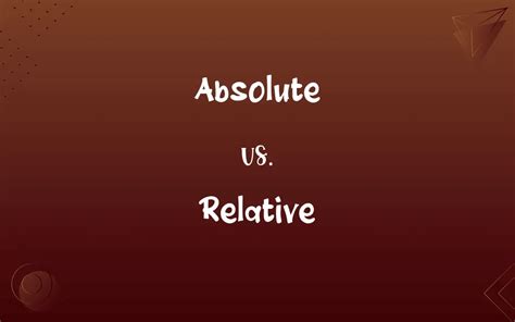 Image result for Relative and Absolute Example