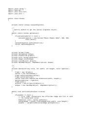 Canvas in Java 的图像结果