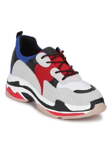 TRUFFLE COLLECTION Women Multi-Coloured Sneakers-5 UK/India (38 EU) (TC ...