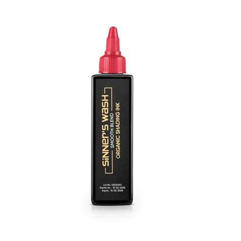 Sinner's Wash Organic GreyWash Shading Tattoo Ink - Smooth Blend ...