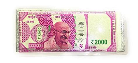 SHRI BALAJI ABHUSHAN BHANDAR SILVER CURRENCY TWO THOUSAND RUPEES NOTE ...