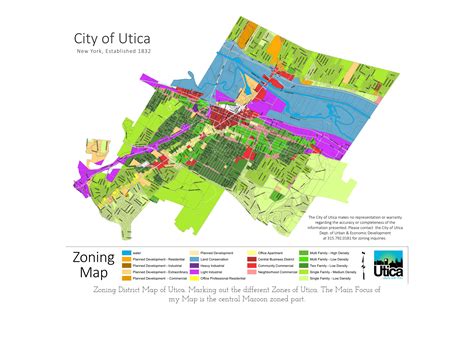Map of Downtown Utica on Behance