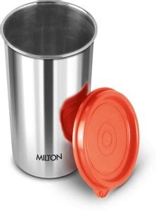 MILTON Stainless Steel Tumbler with Lid, 1 Piece, Assorted (Lid Color ...