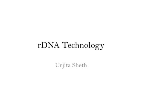 rDNA Technology Grade 12 的图像结果