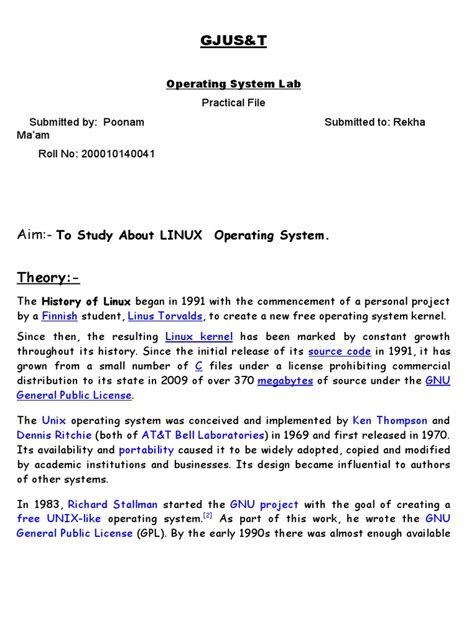 Image result for List of Practical for Operating System