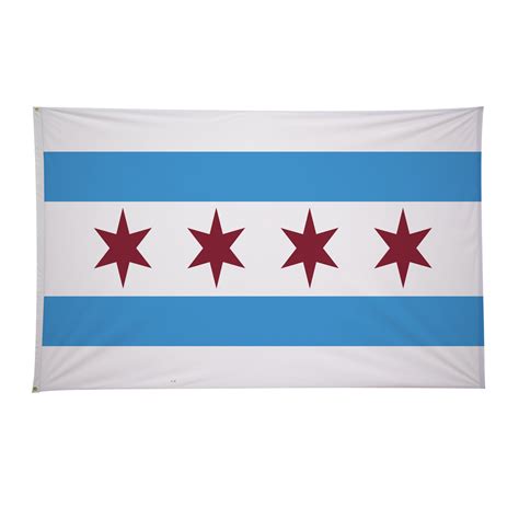 Chicago City Flags - 5' x 8' Nylon Banners