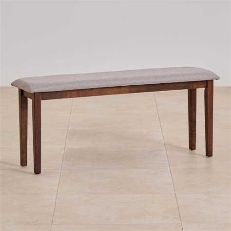 Buy Helios Lia Solid Wood Dining Bench - Brown from Helios by Home ...