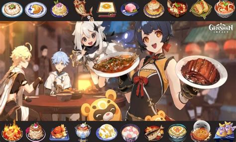 TOP 5 Must-Cook Genshin Impact Dishes With Best Buffs!