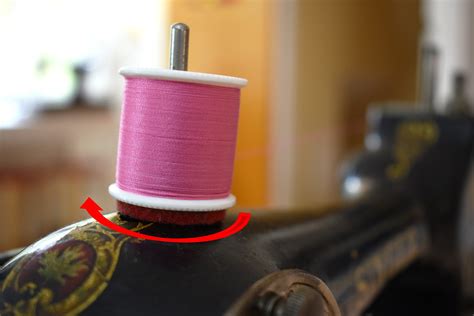 Image result for How to Wind Embroidery Thread On Replacement Spool