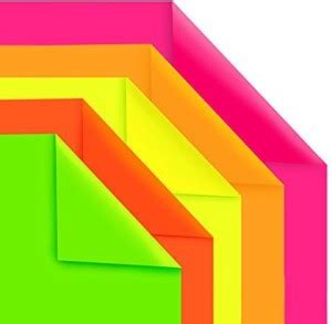 Hygloss Products Fluorescent Poster Board - 25 Neon Colored Poster ...