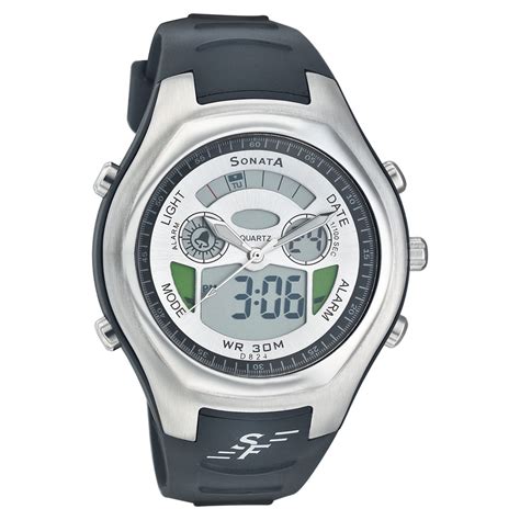 Buy Online Sonata Quartz Analog Silver Dial Strap Watch for Men ...