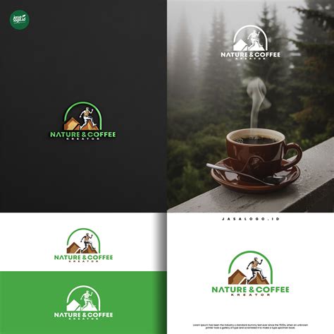 Logo Nature & Coffee Kreator - Jasalogo.id