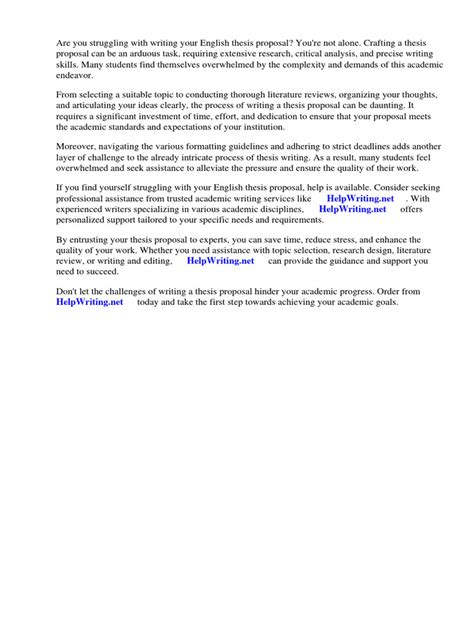 Image result for Thesis Proposal Example