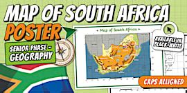 Geographical Regions of South Africa Poster - Printable