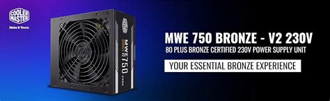 Amazon.in: Buy Cooler Master MWE 750 Bronze V2 Power Supply - Non ...