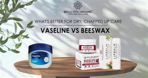 Vaseline Vs Beeswax - Which is the Better Lip Care for Dry, Chapped Lips?