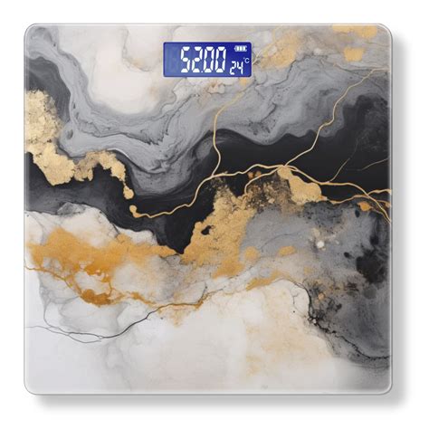 Bathroom Scale, Highly Accurate Digital Body Scale,Precisely Measures ...