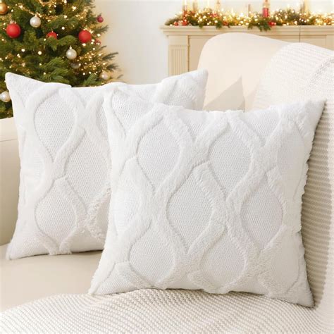 Amazon.com: decorUhome Christmas Decorative Throw Pillow Covers 18X18 ...