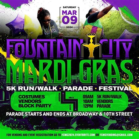 Mardi Gras Parade & Festival 2025, Uptown Columbus at Corner of ...