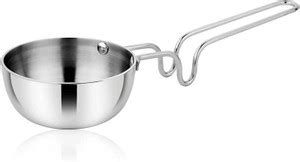 PRABHA Tri-ply Elante Tadka Pan Tadka Pan 10 cm diameter with Lid 200 ...
