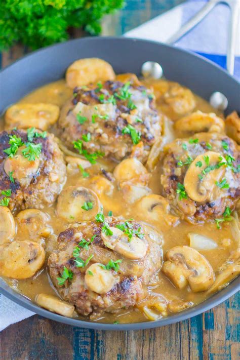 Easy Salisbury Steak - Pumpkin 'N Spice