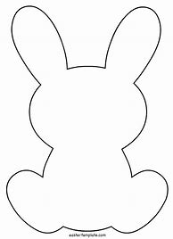 Image result for Easter Bunny Shapes to Print