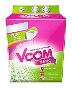 Voom Matic Detergent Powder - 2Kg (Top Load) : Amazon.in: Health ...